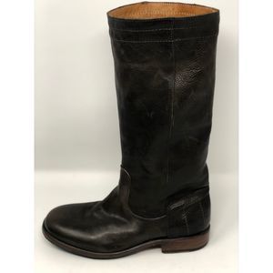 FIORENTINI + BAKER Brown Leather Riding Boot, Size 8